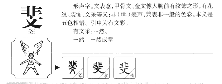 斐字五行属什么-斐字起名的寓意-斐字意思