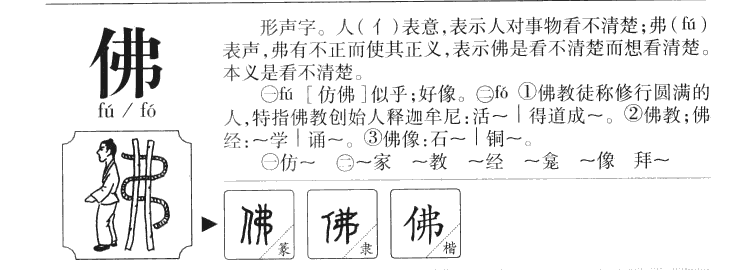 佛字五行属什么-佛字起名的寓意-佛字意思