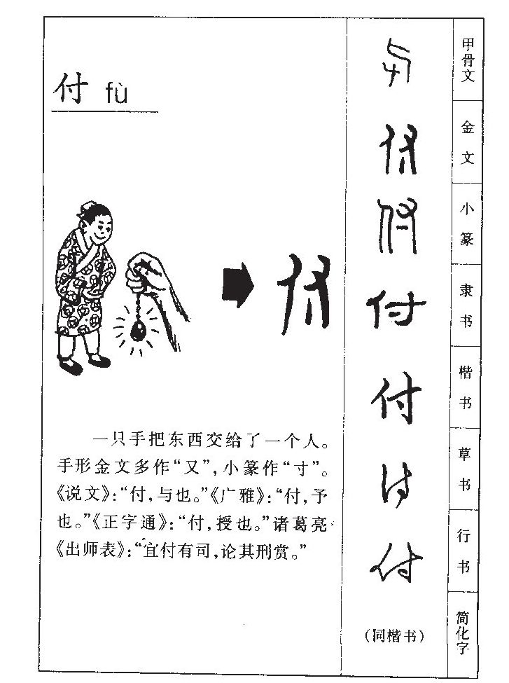 付字五行属什么-付字起名的寓意-付字意思