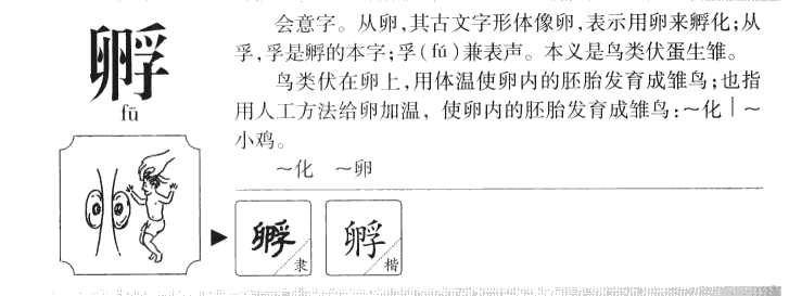 孵字五行属什么-孵字起名的寓意-孵字意思