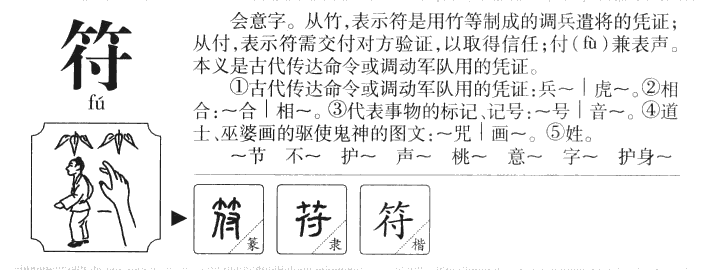 符字五行属什么-符字起名的寓意-符字意思