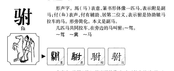 驸字五行属什么-驸字起名的寓意-驸字意思