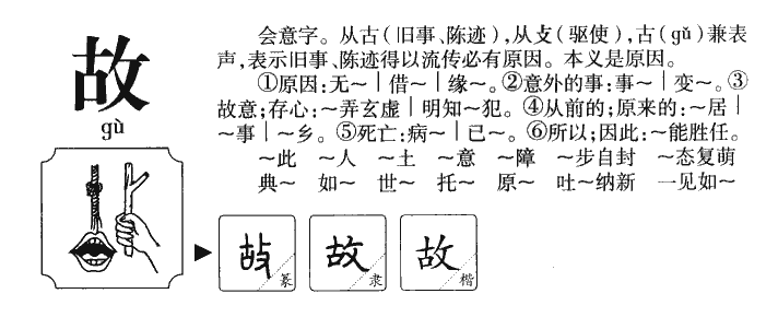 故字五行属什么-故字起名的寓意-故字意思