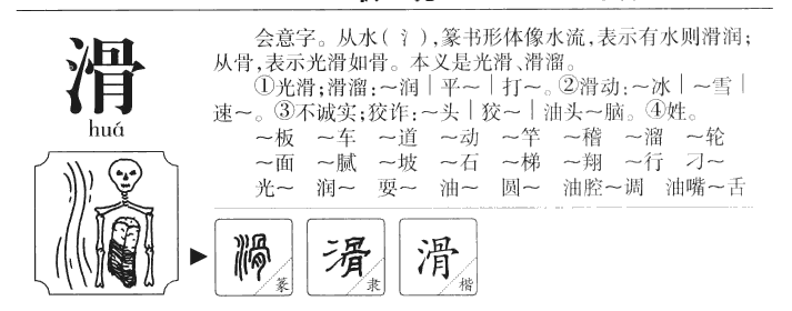 滑字五行属什么-滑字起名的寓意-滑字意思