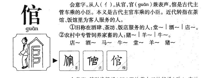 倌字五行属什么-倌字起名的寓意-倌字意思