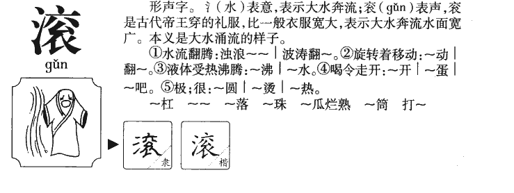 滚字五行属什么-滚字起名的寓意-滚字意思