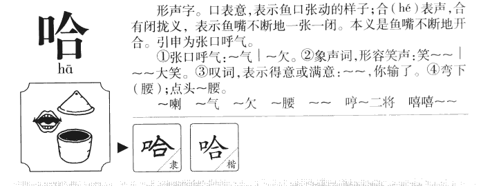 哈字五行属什么-哈字起名的寓意-哈字意思
