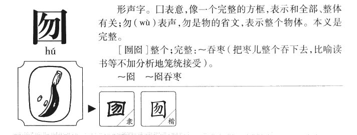 囫字五行属什么-囫字起名的寓意-囫字意思