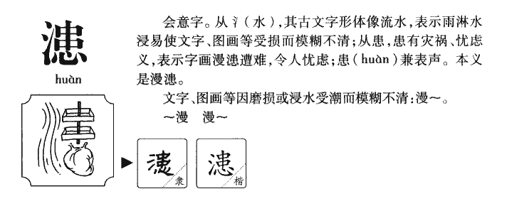 漶字五行属什么-漶字起名的寓意-漶字意思