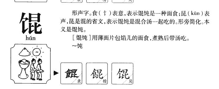 馄字五行属什么-馄字起名的寓意-馄字意思