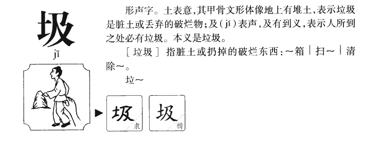 圾字五行属什么-圾字起名的寓意-圾字意思