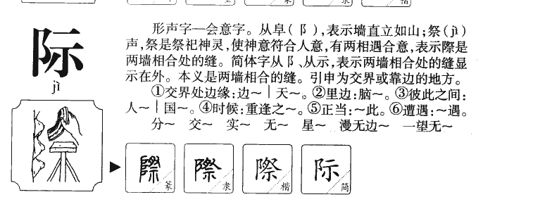 际字五行属什么-际字起名的寓意-际字意思