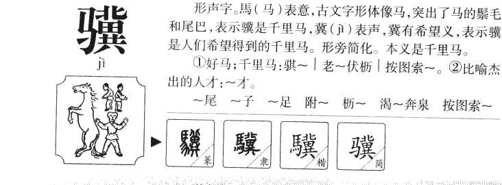 骥字五行属什么-骥字起名的寓意-骥字意思