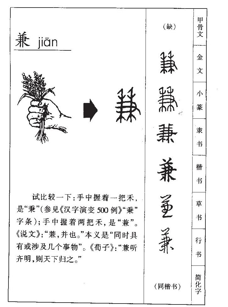兼字五行属什么-兼字起名的寓意-兼字意思