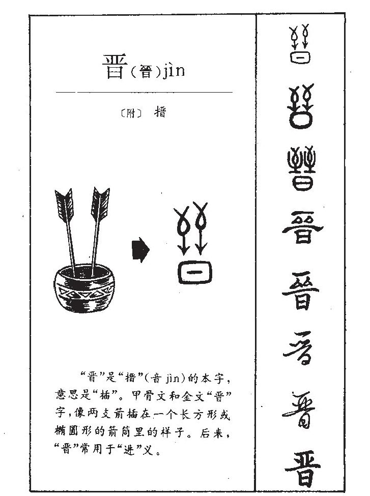 晋字五行属什么-晋字起名的寓意-晋字意思