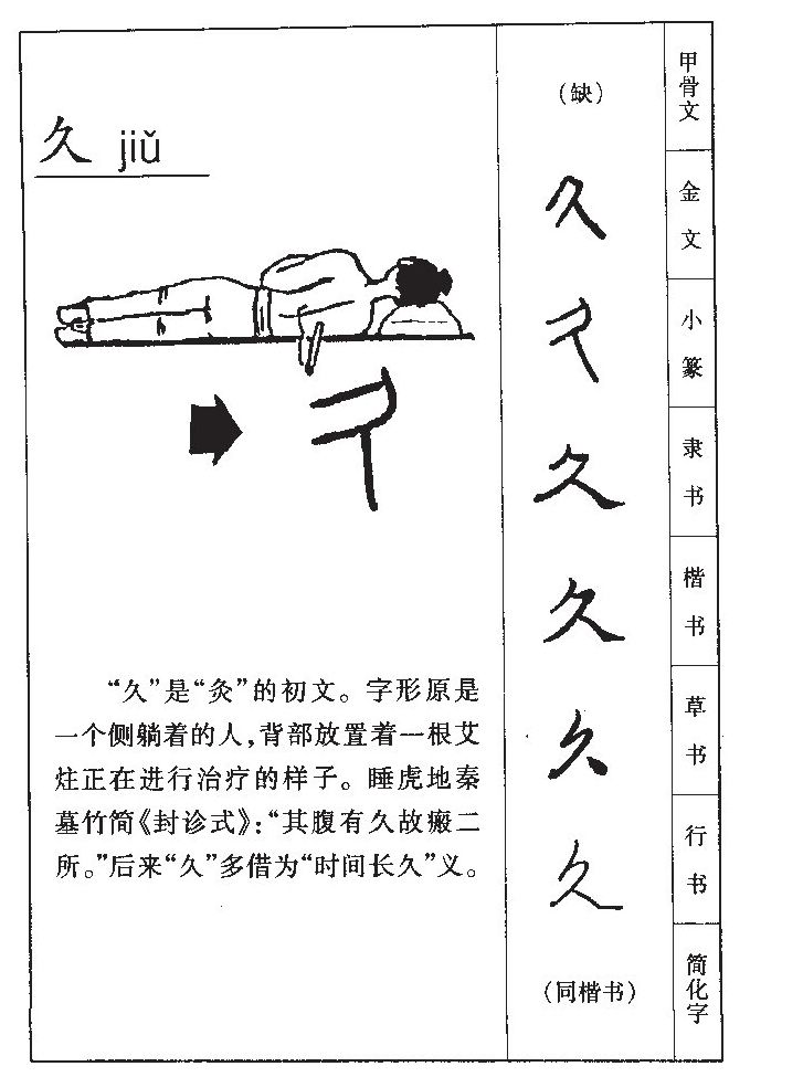 久字五行属什么-久字起名的寓意-久字意思