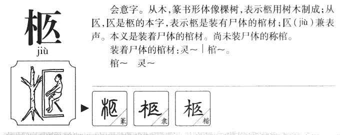 柩字五行属什么-柩字起名的寓意-柩字意思
