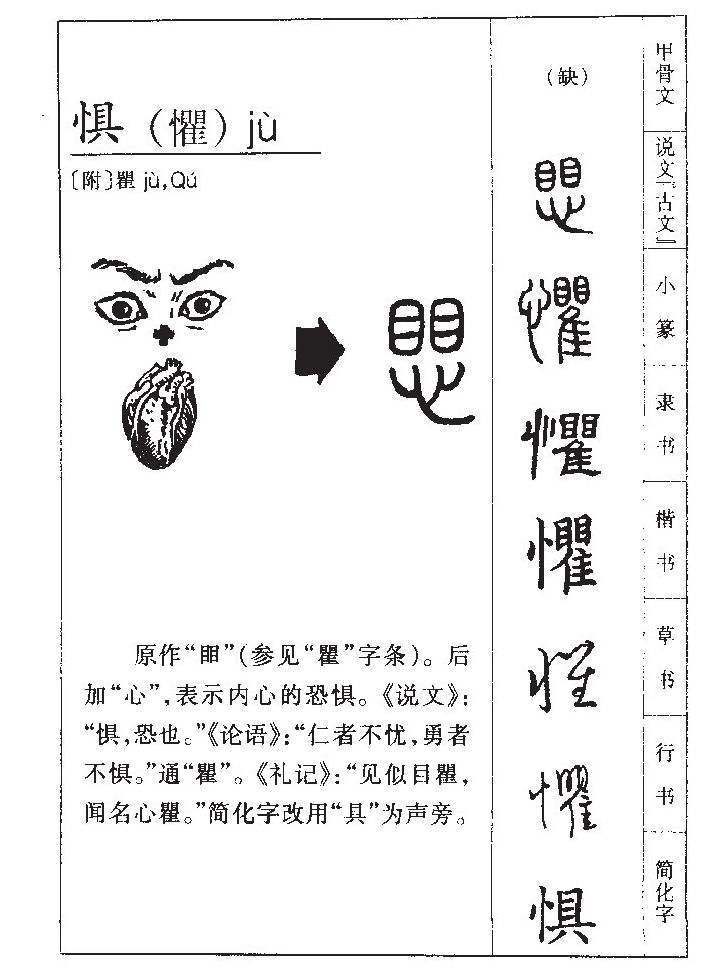 惧字五行属什么-惧字起名的寓意-惧字意思