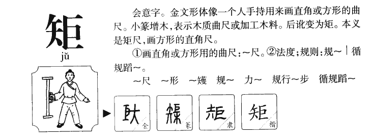 矩字五行属什么-矩字起名的寓意-矩字意思