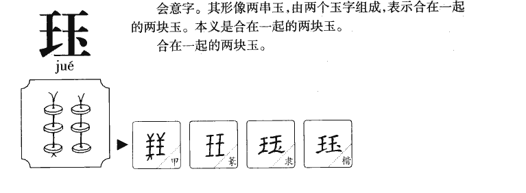 珏字五行属什么-珏字起名的寓意-珏字意思