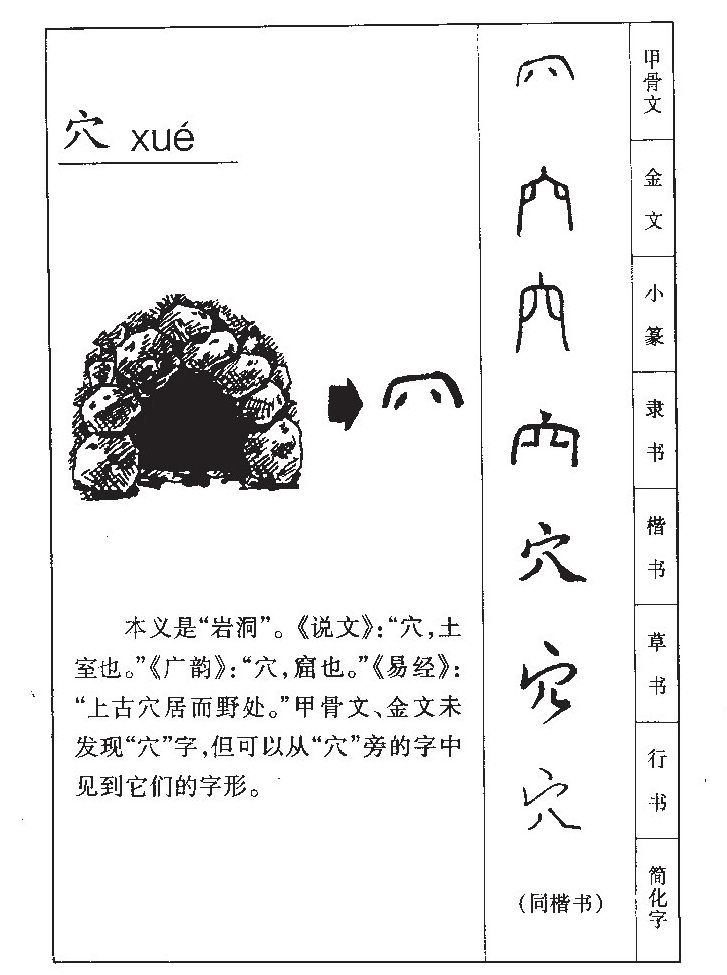 穴字五行属什么-穴字起名的寓意-穴字意思