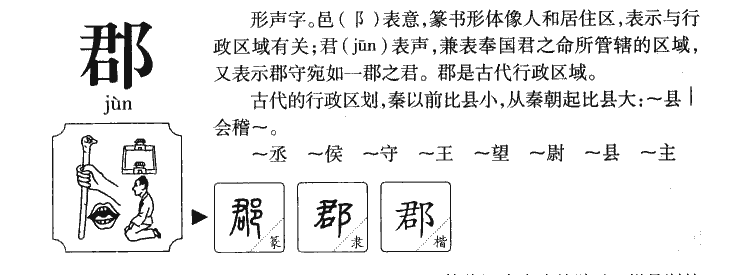 郡字五行属什么-郡字起名的寓意-郡字意思