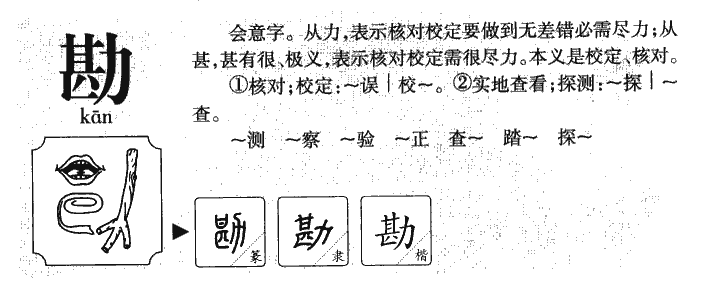 勘字五行属什么-勘字起名的寓意-勘字意思