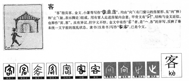 客字五行属什么-客字起名的寓意-客字意思