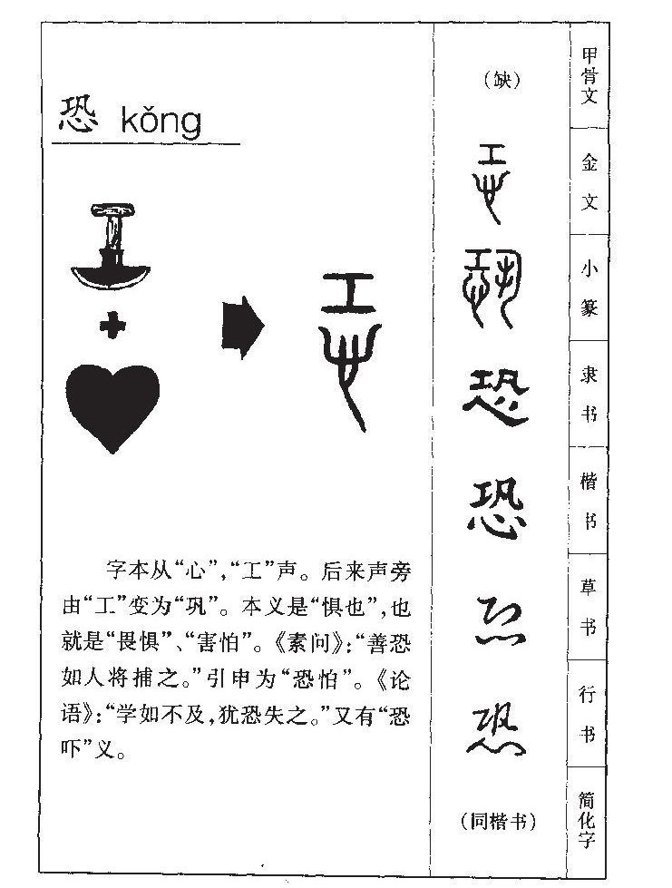 恐字五行属什么-恐字起名的寓意-恐字意思