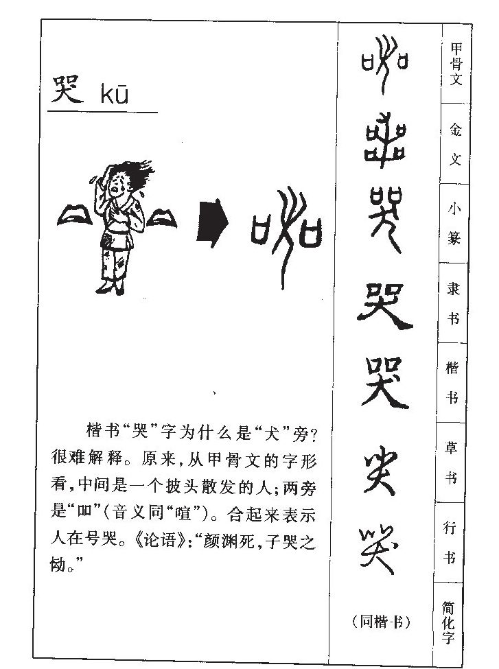 哭字五行属什么-哭字起名的寓意-哭字意思
