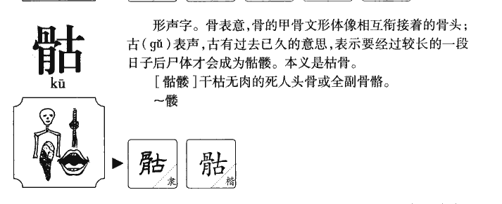 骷字五行属什么-骷字起名的寓意-骷字意思
