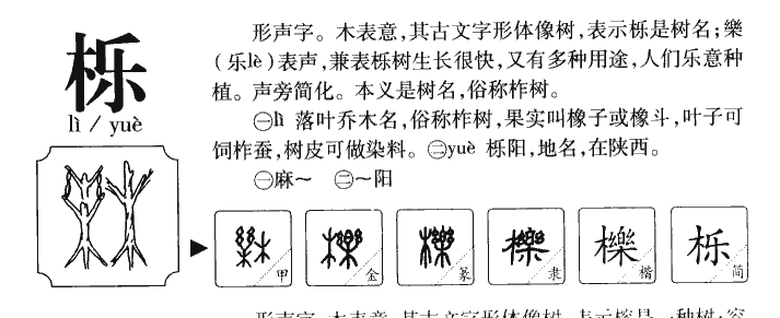 栎字五行属什么-栎字起名的寓意-栎字意思