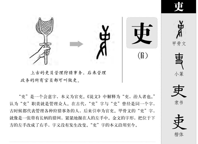 吏字五行属什么-吏字起名的寓意-吏字意思