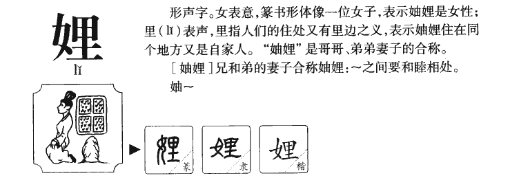 娌字五行属什么-娌字起名的寓意-娌字意思