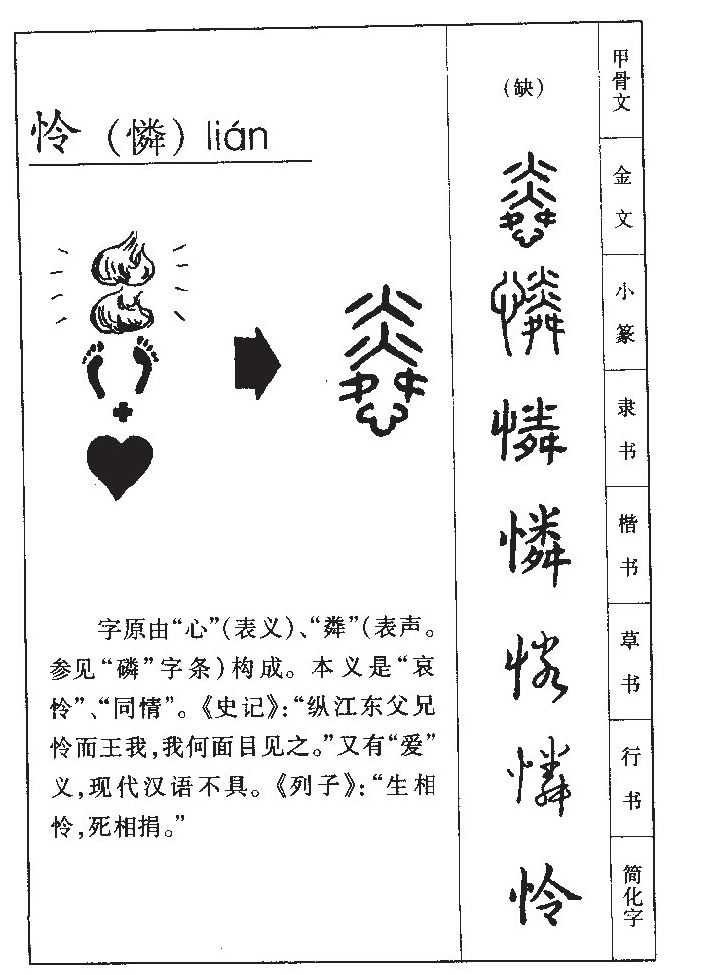 怜字五行属什么-怜字起名的寓意-怜字意思
