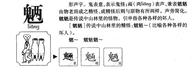 魉字五行属什么-魉字起名的寓意-魉字意思