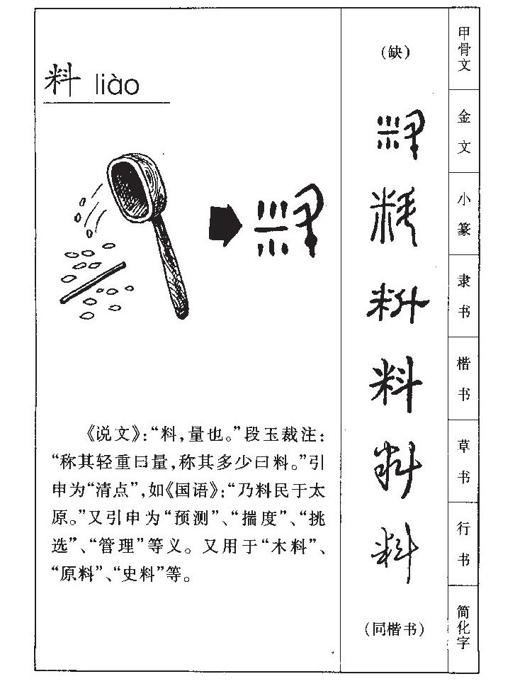 料字五行属什么-料字起名的寓意-料字意思