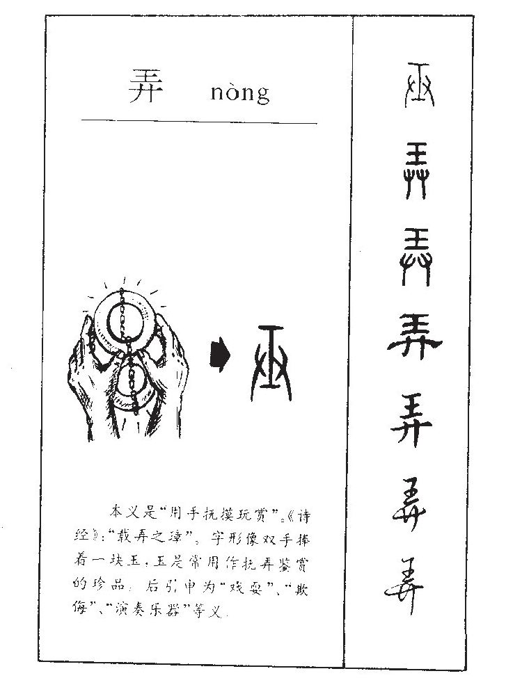 弄字五行属什么-弄字起名的寓意-弄字意思
