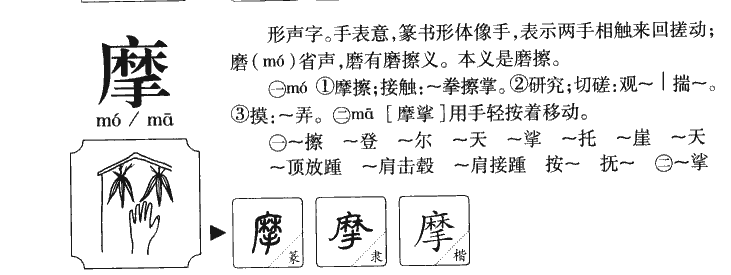 摩字五行属什么-摩字起名的寓意-摩字意思