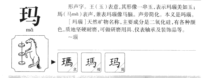 玛字五行属什么-玛字起名的寓意-玛字意思
