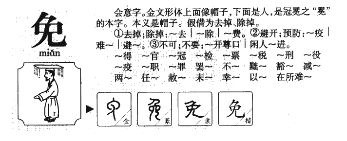 免字五行属什么-免字起名的寓意-免字意思