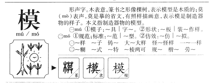 模字五行属什么-模字起名的寓意-模字意思