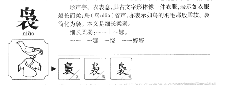 袅字五行属什么-袅字起名的寓意-袅字意思