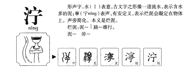 泞字五行属什么-泞字起名的寓意-泞字意思