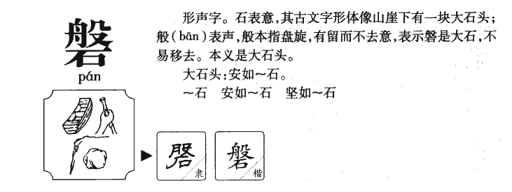 磐字五行属什么-磐字起名的寓意-磐字意思