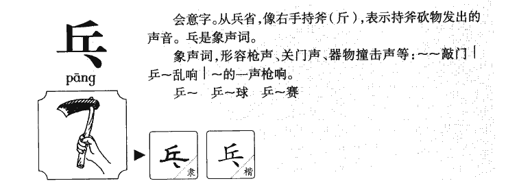 乓字五行属什么-乓字起名的寓意-乓字意思