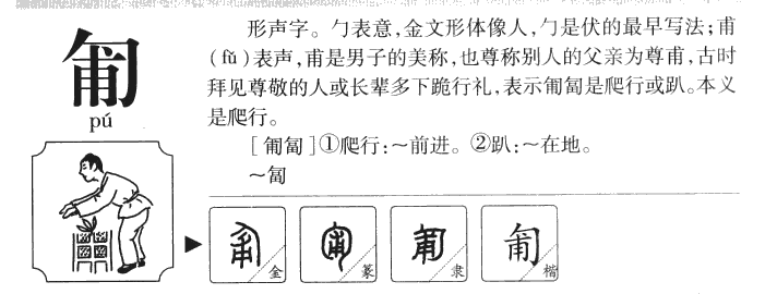 匍字五行属什么-匍字起名的寓意-匍字意思