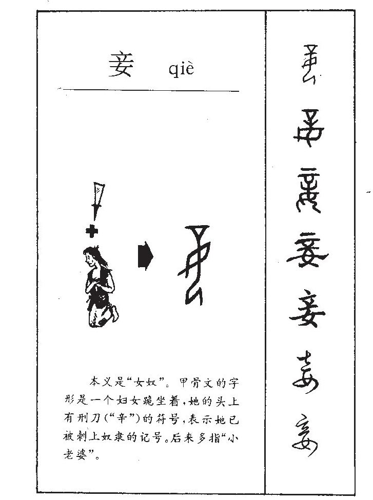 妾字五行属什么-妾字起名的寓意-妾字意思