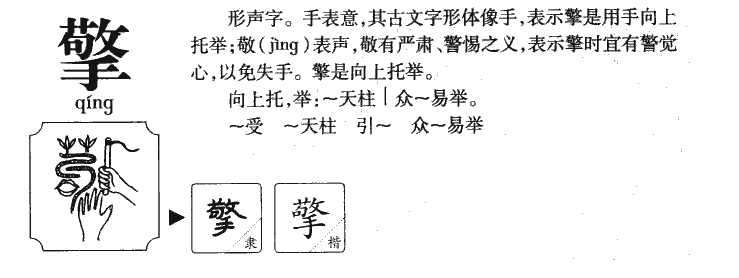 擎字五行属什么-擎字起名的寓意-擎字意思