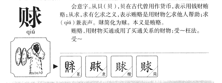 赇字五行属什么-赇字起名的寓意-赇字意思